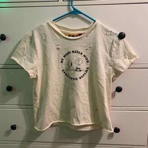 URBAN OUTFITTERS lazy oaf Charlie Brown graphic t